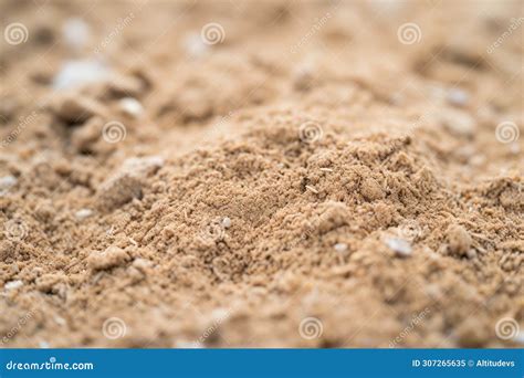 pile  sandy loam soil showing  coarse texture stock image image