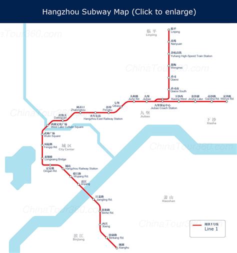 Hangzhou Metro Map - Zip Code Map