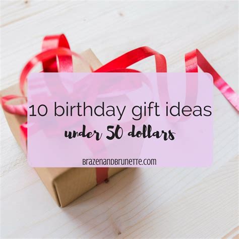 10 Birthday Gifts Under $50 ~ Brazen and Brunette ⚖ law school advice and law school tips