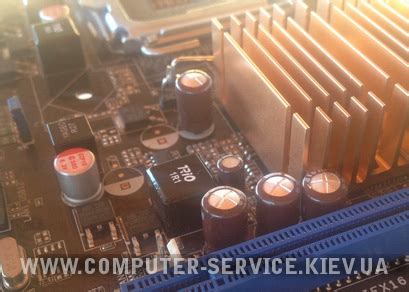Замена конденсаторов на материнской плате - Computer Service Троещина