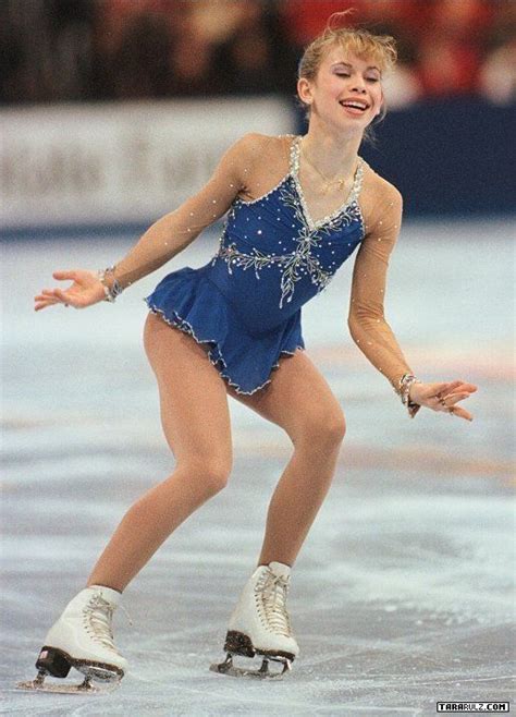 Tara Lipinski performing her free skate during the U.S. Figure Skating ...