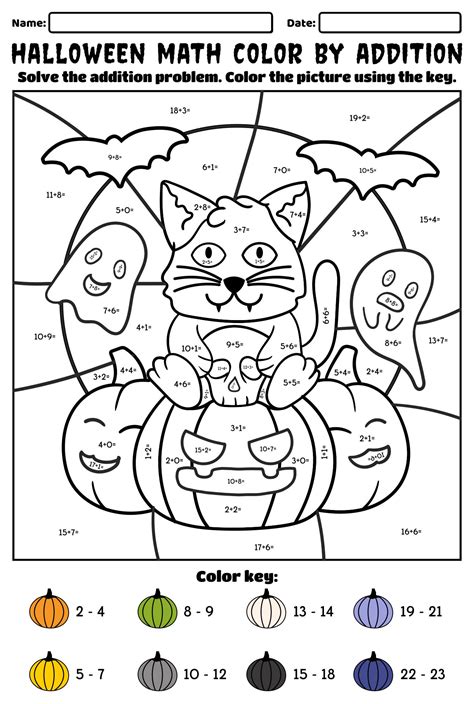 Halloween Math Worksheets - 15 Free PDF Printables | Printablee