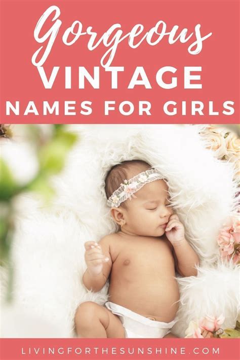 beautiful vintage names  girls