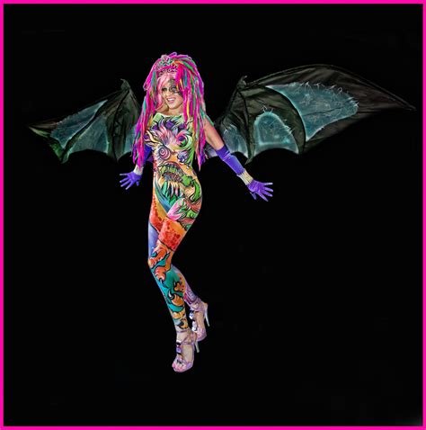 Bombshell Body Art: NUDIST RESORT WIN!