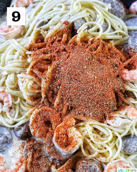 Shrimp and Sausage Pasta - Urban Bliss Life