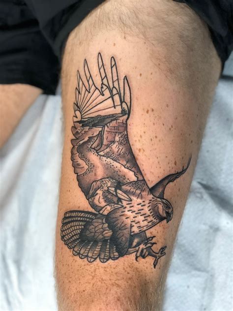43+ Red Tailed Hawk Tattoo Pics | angelinajoliecoolsagt