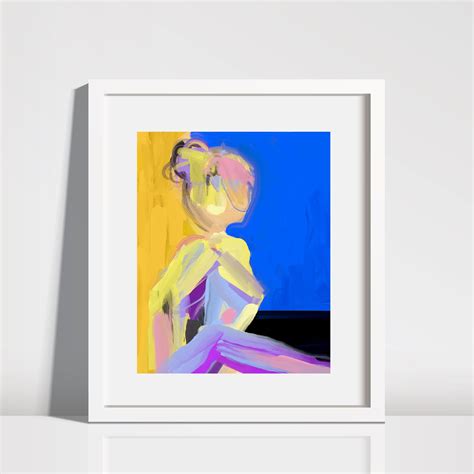 Abstract Feminine Figure Printable Nude Women Body Painting - Etsy