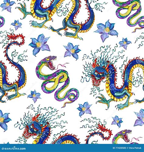 Dragon Lily Vector Illustration | CartoonDealer.com #43739310