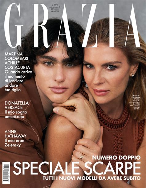 Grazia è in edicola con Martina Colombari e Achille Costacurta - Grazia.it