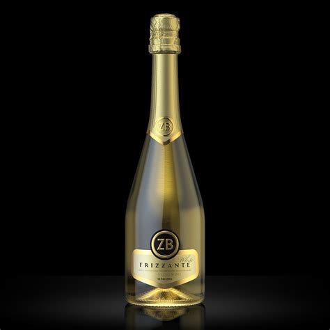 ZB. Sparkling wine. Label design. on Behance