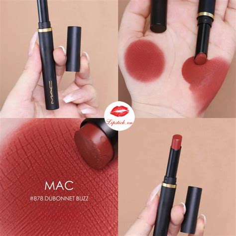 Son MAC 878 Dubonnet Buzz Màu Đỏ Gạch Mới Nhất | Lipstick.vn
