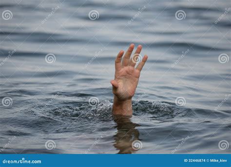 Hand drowning stock photo. Image of business, hand, travel - 32446874