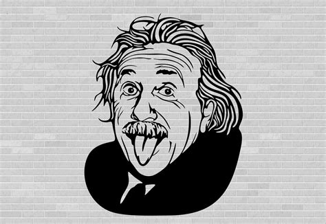 Albert Einstein svg Albert Einstein clipart Albert Einstein | Etsy