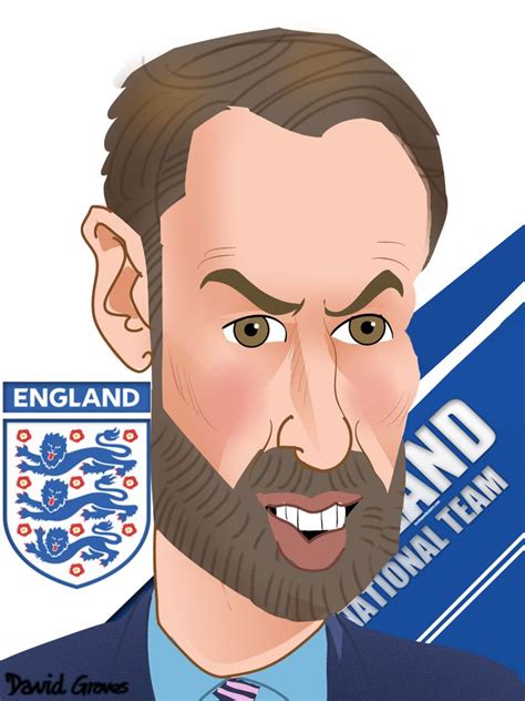 Gareth Southgate Caricature | Caricature, Caricature artist, Gareth ...