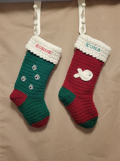 Dog or Cat Christmas Stocking - Etsy