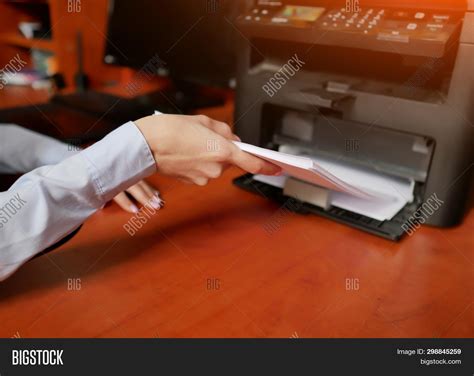 Paper Printer. Sets Image & Photo (Free Trial) | Bigstock