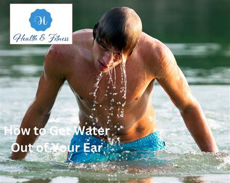 how to get water out of ear at home