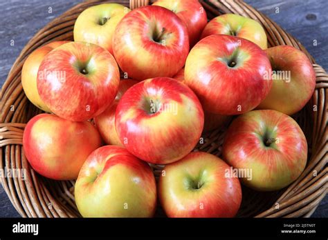 fresh organic apples stock photo alamy