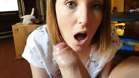 I Swallow Daddy's Cum after Sucking His Dick: Cum Swallowing Porn feat