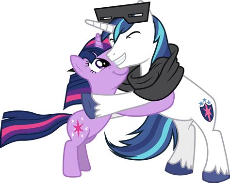 Shining Armour and Twilight Sparkle Hugging (2) by 90Sigma on DeviantArt