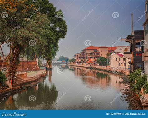 Beautiful View of Malacca River Stock Photo - Image of sight, panoramic ...