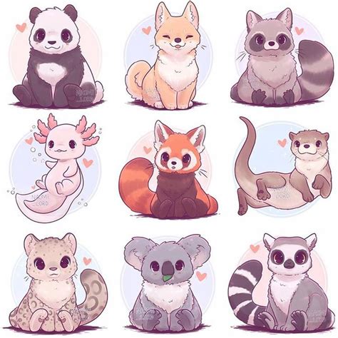 Naomi Lord en Instagram: “💕 I need to draw more kawaii animals!! 💕 (here are some of my… in 2020 ...