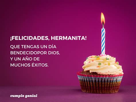 Tarjetas de Cumpleaños para una Hermana - Cumple Genial