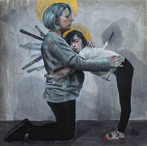 Moody, Symbolic Street Art by Dan Ferrer | Meaningful paintings, Deep ...