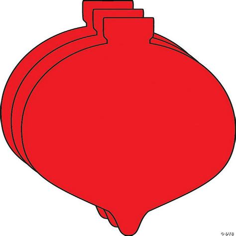 Creative Shapes Etc. - Large Single Color Creative Foam Craft Cut-outs - Ornament | Oriental Trading