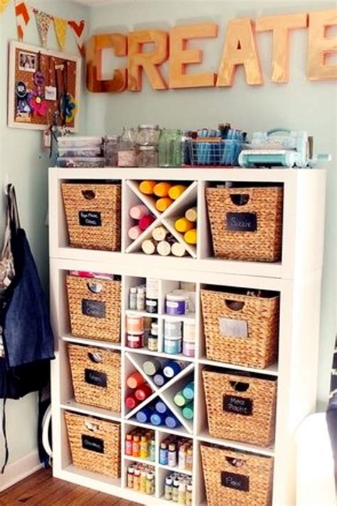 Craft Room Storage and Organization ideas - Organize all your craft ...