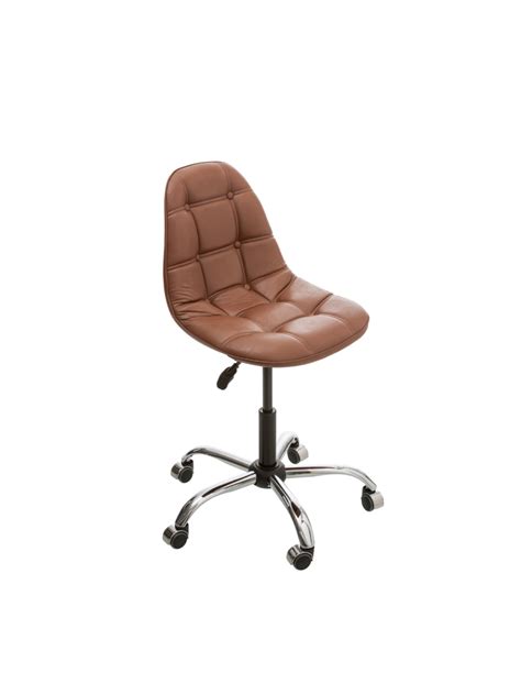 Cadeira Para Trabalho Home Office - Cadeira Home Office Eames Botone Rodinha Para Piso Laminado - Loja do ...