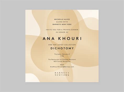 Invitations — Jasmine Faye Lam