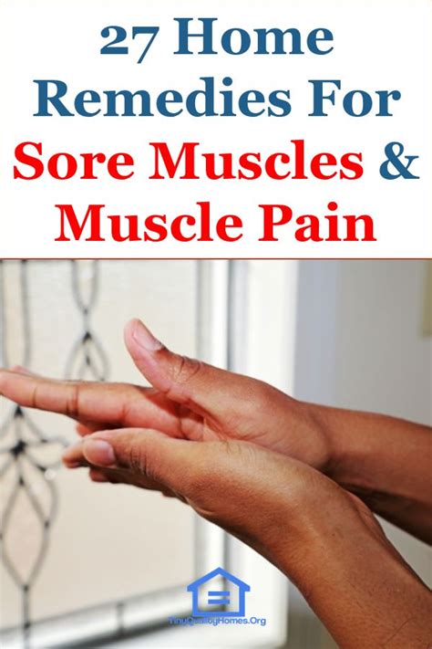 27 Home Remedies For Sore Muscles And Muscle Pain