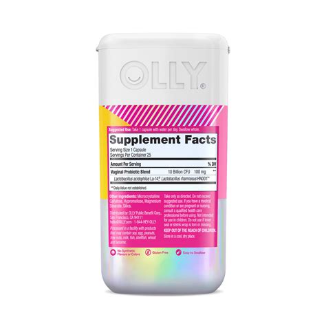 Vaginal Probiotics – Daily Women's Health Support | OLLY– OLLY PBC