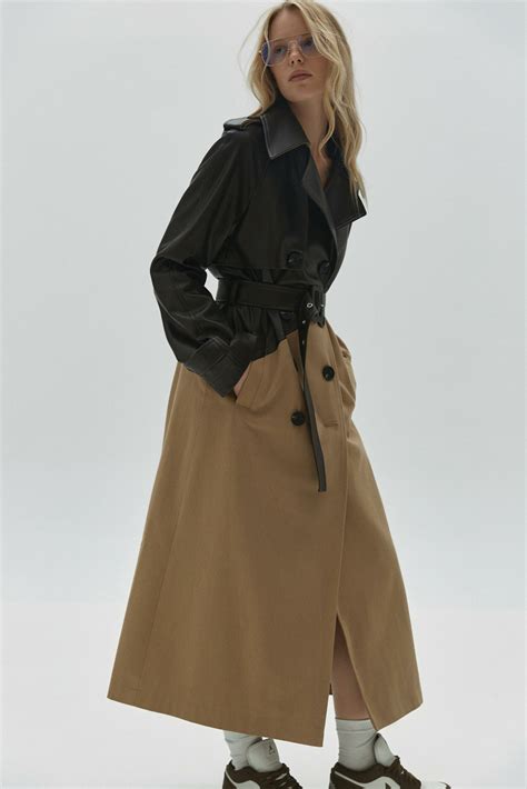 Купити Тренч ICONIC dark beige / chocolate в магазині Le Charmie