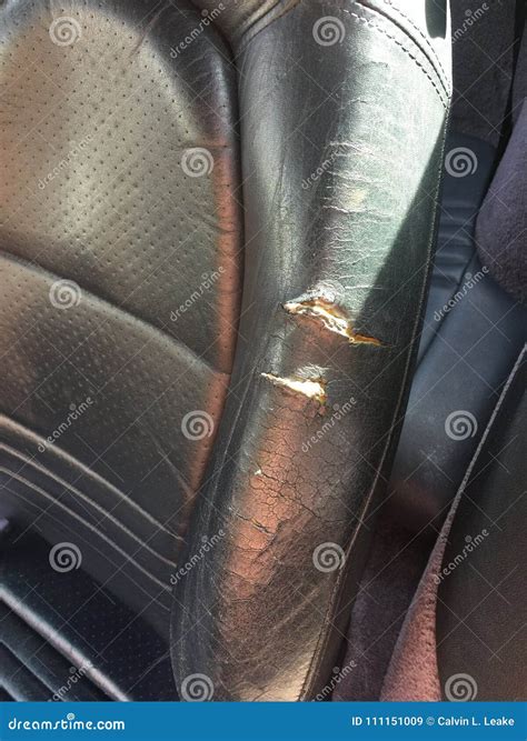 how to fix a torn leather seat