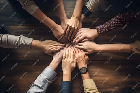 premium photo teamwork  collaboration concept diverse group