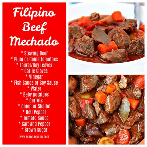 Beef Mechado - Manila Spoon