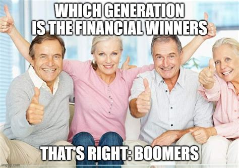 financial generation gap baby boomers  millennials