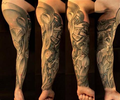 Amazing Mechanical Arm Biomeachanical tattoo sleeve - Best Tattoo Ideas ...