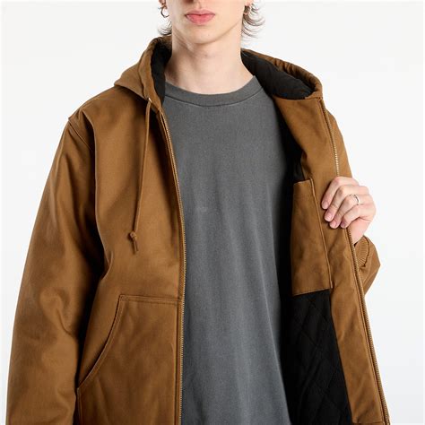 carhartt wip active jacket hamilton brown rigid unisex footshop
