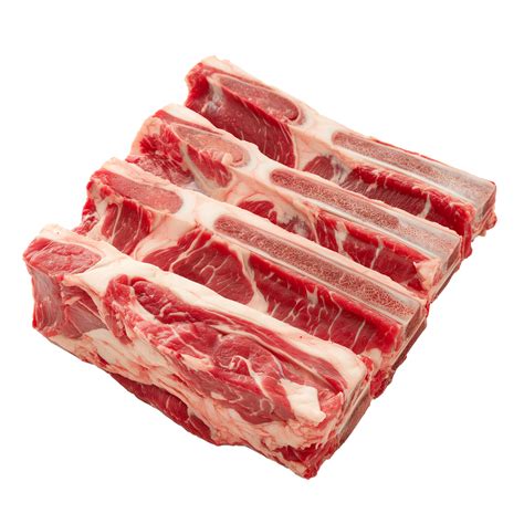 Raw Beef Rib with Marbled Meat and Bone 46013898 PNG