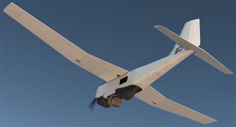 Hand Launched Unmanned Aircraft System UAS RQ-20B Puma 3D model | 3D ...