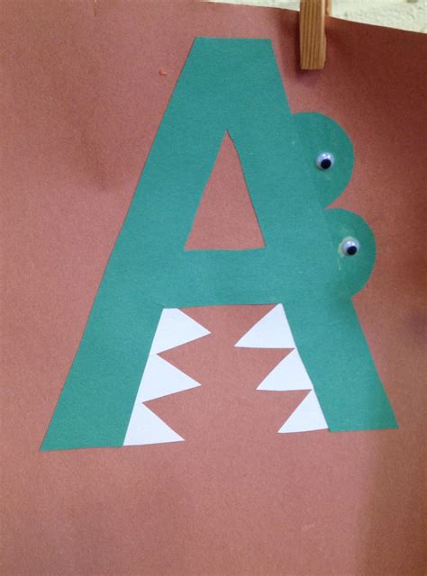 Pin by Regina O'Donnell on Preschool Letter Crafts | Letter a crafts ...