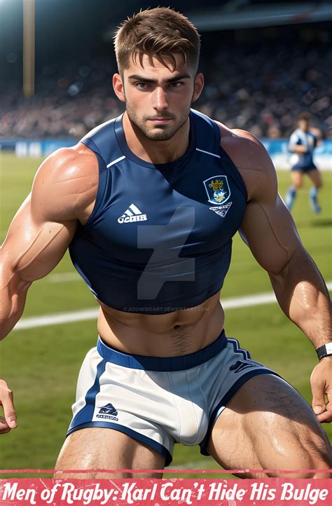Men of Rugby Tier Drop: Karl Shows Off His Bulge by AdonisIOArt on