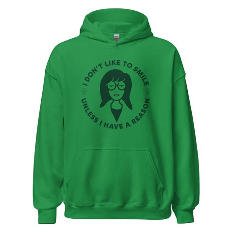 A Daria no le gusta sonreír Adultos Sudadera con capucha – Paramount Shop