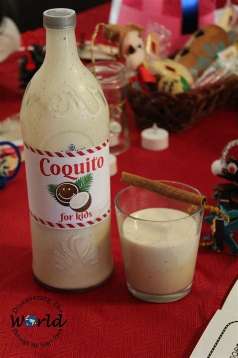 Coquito for Kids Recipe and Free Printable – Discovering the World ...