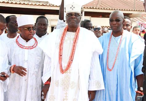 FAST INFO MAGAZINE: When Two Oba Meet, Oba Of Lagos Visits Oba Of Benin