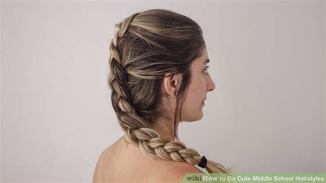 4 Ways to Do Cute Middle School Hairstyles - wikiHow