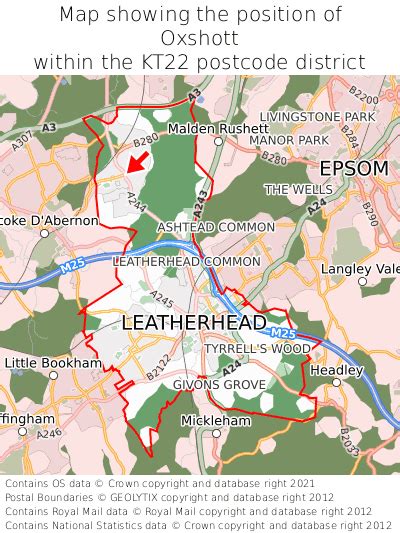 Where is Oxshott? Oxshott on a map